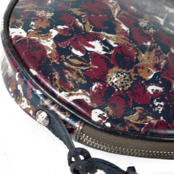 Patricia Nash Scarlet Bloom Scafati Circle Floral Crossbody - Picture 6 of 12